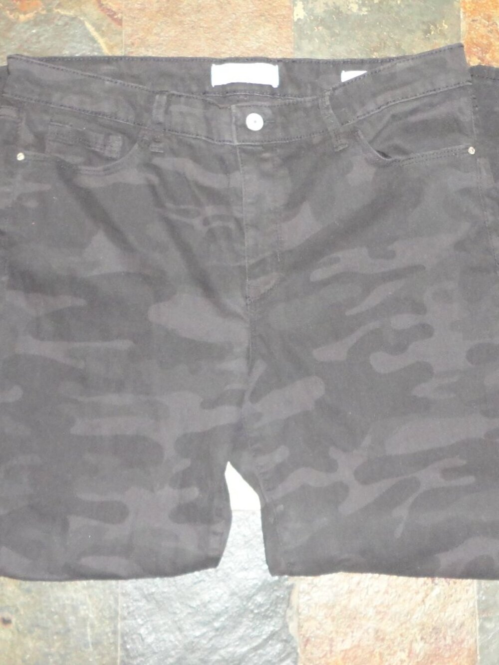 SOCIAL STANDARD SANCTUARY Women's Black & Gray Ankle Skinny Denim Jeans Size 12